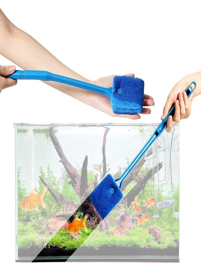 VAYINATO® Double-Sided Blue Sponge Algae Cleaner Brush for Aquariums by Petzlifeworld - Image 1